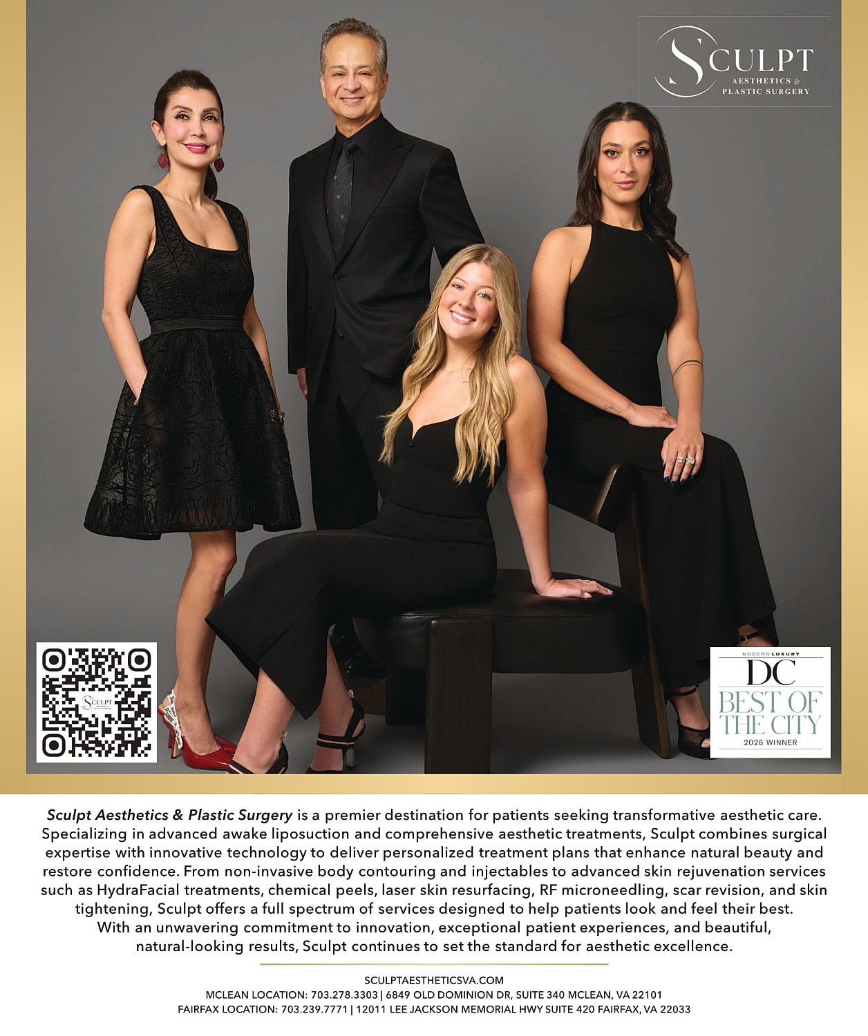 Aesthetic professionals at Sculpt Aesthetics & Plastic Surgery.